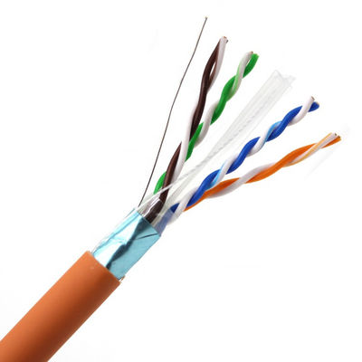 1000ft 2 paren 4 paren van Al Tape Cat 6 LAN Cable, Beschermde Kat 6 Ethernet-het Koper van Kabelcu CCA