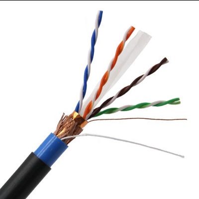 305M Verdraaide het Paarsftp Cat6 Beschermde Ethernet Kabel van pvc 4P, de Kabel van pvc van SFTP Cat6