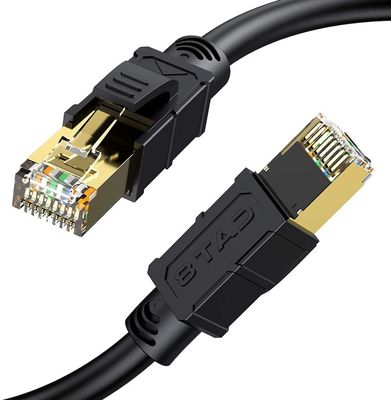 HDPE Kat 8 Ethernet-Kabel voor de Mededeling van FTP van de Gokken8p8c Schakelaar