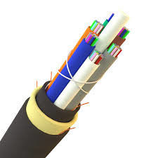De Vezel Optische Kabel 144 Kern 9.5mm van G652D 3Km/Trommel ADSS Diameter