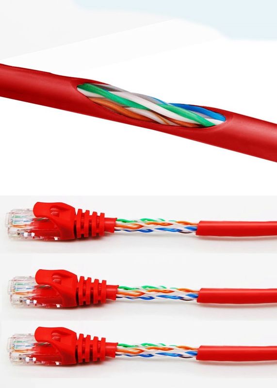 LSZH Jacket CAT5E patch cord voor thuis- en kantoornetwerkverbinding