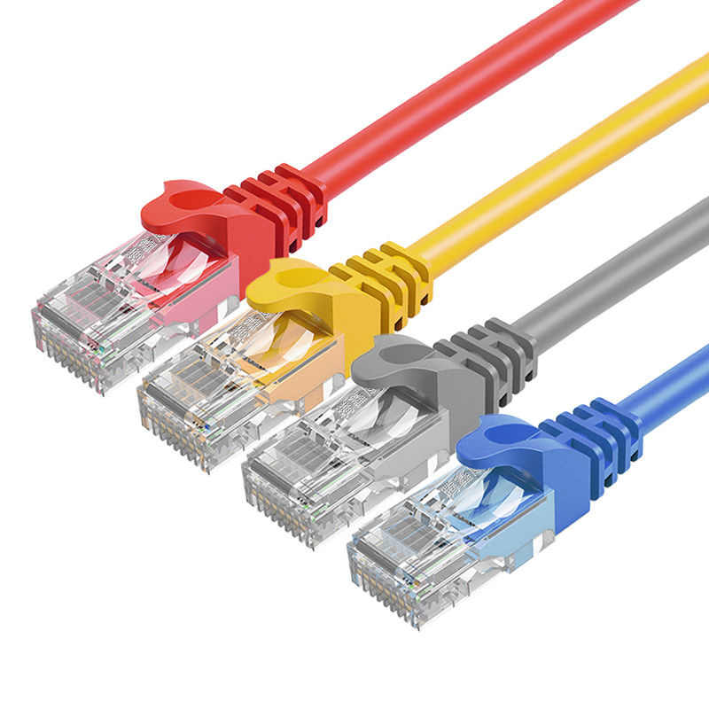 Aangepast van het het Flardkoord van de Kleuren Binnenrj45 Schakelaar Cat6 het Jasjekoper van pvc