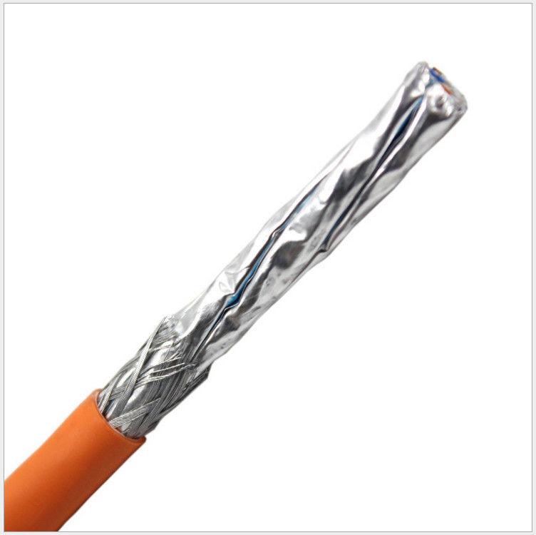 Al Foil 0.58mm Leiderhdpe de Isolatiesftp Cat6a Kabel van pvc, de Kabel van Ethernet Cat6a