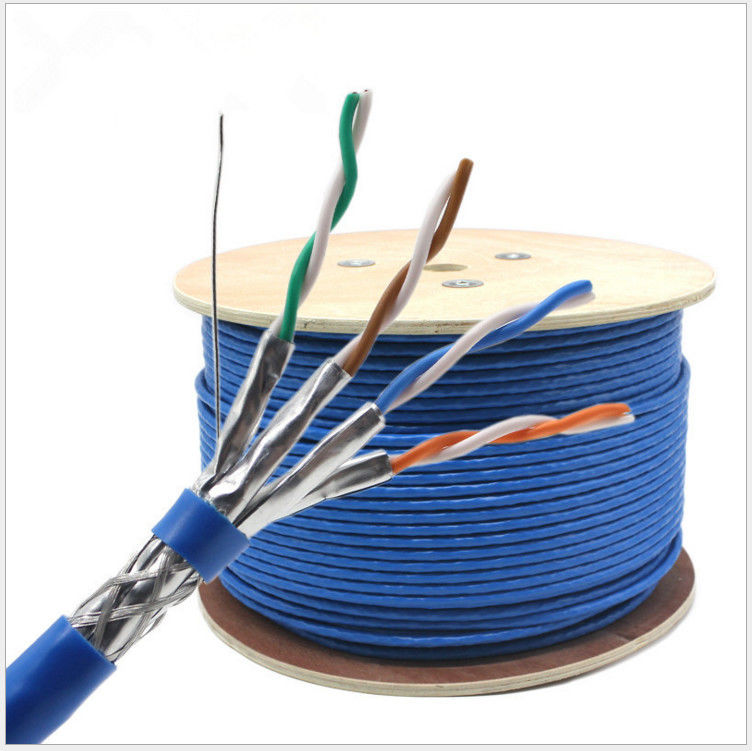 305m Beschermde 23awg 0.58mm Naakt Koper CAT7 LAN Cable, Kat 7 Netwerkkabel