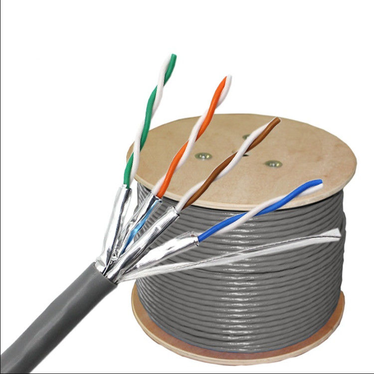 23AWG 0.56mm Cat6a-Kabel 305m, 1000ft Cat6a het Jasje van pvc LSZH van de Netwerkkabel