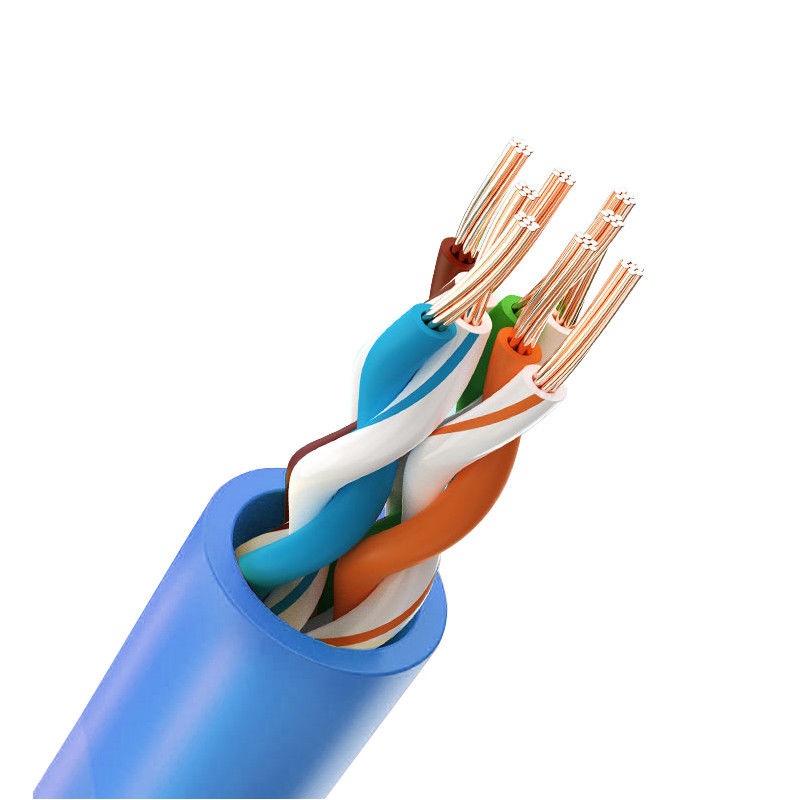 UTP-het Koord van het de Leiderscat5e Flard van Schildpvc 8, Externe Cat5e-Kabel 50m