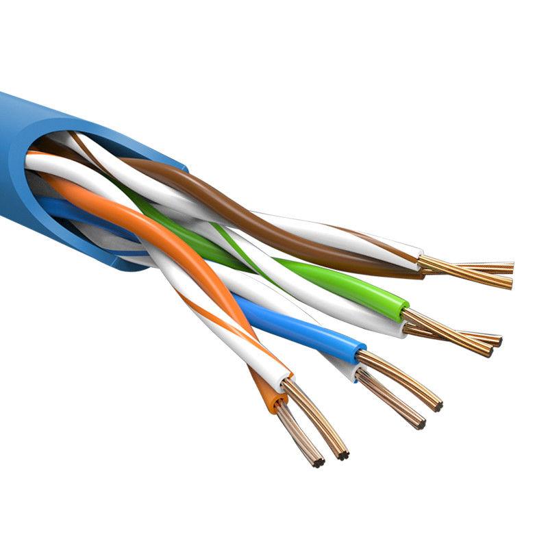 UTP-het Koord van het de Leiderscat5e Flard van Schildpvc 8, Externe Cat5e-Kabel 50m