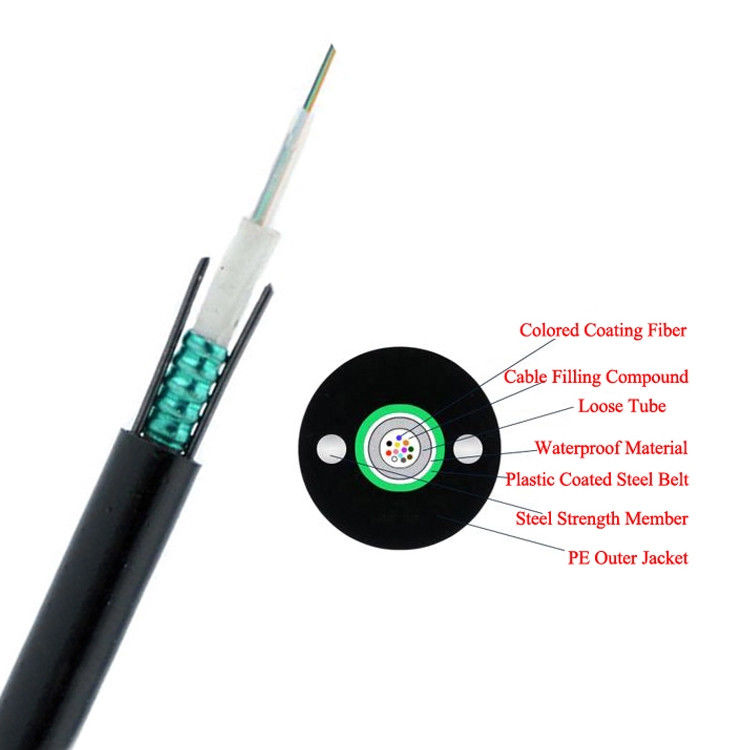 GYXTW 9 125 OS2 de Enige Optische Kabel van de Wijzevezel, de Kabel van het Vezelnetwerk voor Antenne
