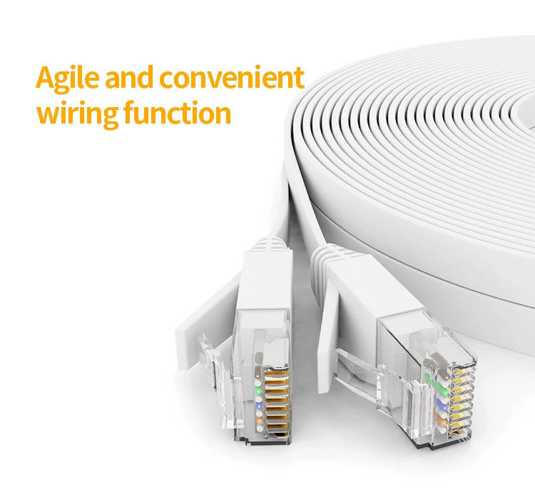 24AWG het Flardkoord van FTP UTP Cat6, het Koord Cat6 van het Ampèreflard voor Ethernet