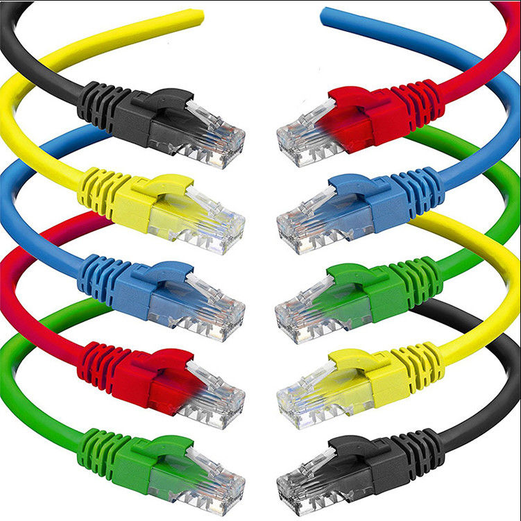 RJ45-van het Jasjeutp van Schakelaarpvc Binnencat5e het Flardkoord van FTP, de Kabel van 10m Cat5e Ethernet