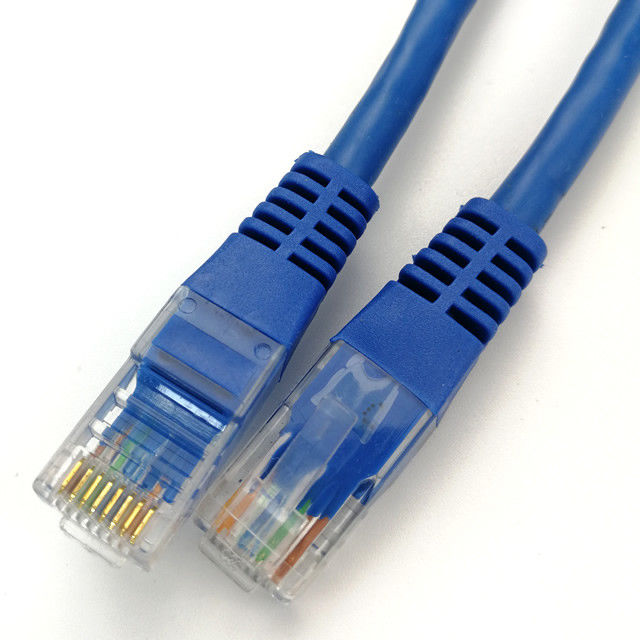 Van het Netwerkethernet van UTP Cat5e Rj45 aan RJ45 Gele de Kabel van het het Flardkoord