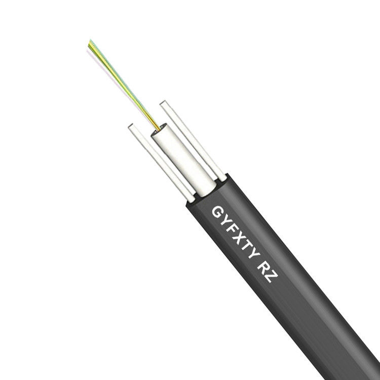 Vlakke Buiten de Vezel Optische Kabel ETL ROHS 8 Kern 12 van 1000N GYFXTY Kern