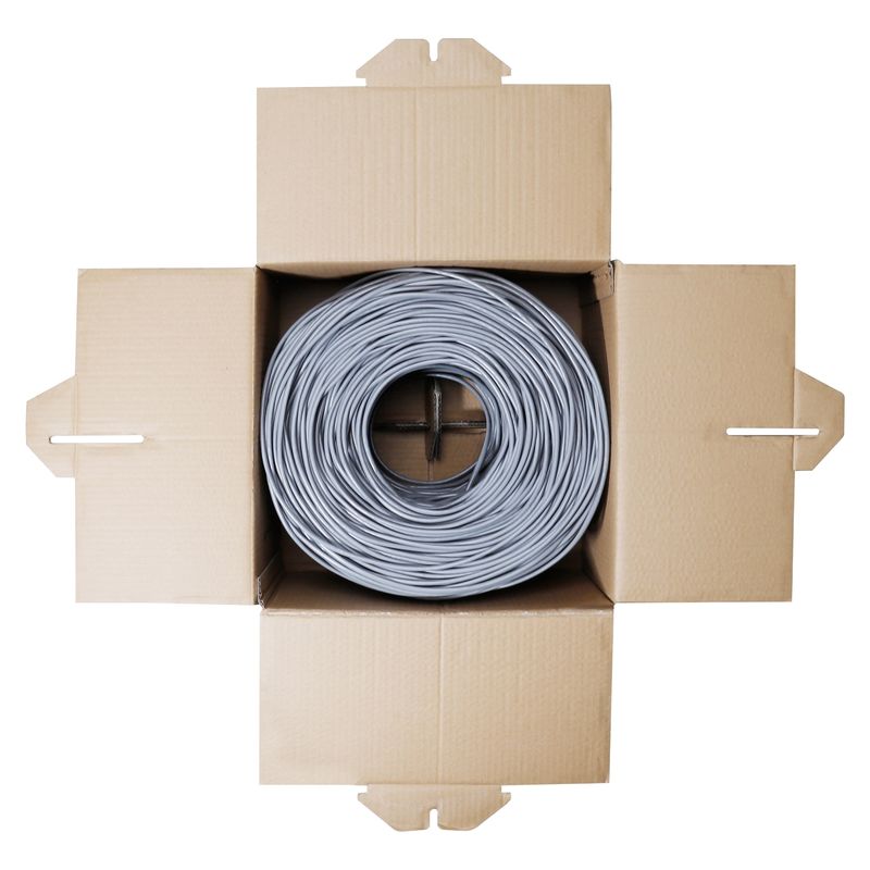 305m van het het Koordnetwerk van FTP het Cat6 Verdraaide Koper van FTP van Lan Cable Ethernet Shield
