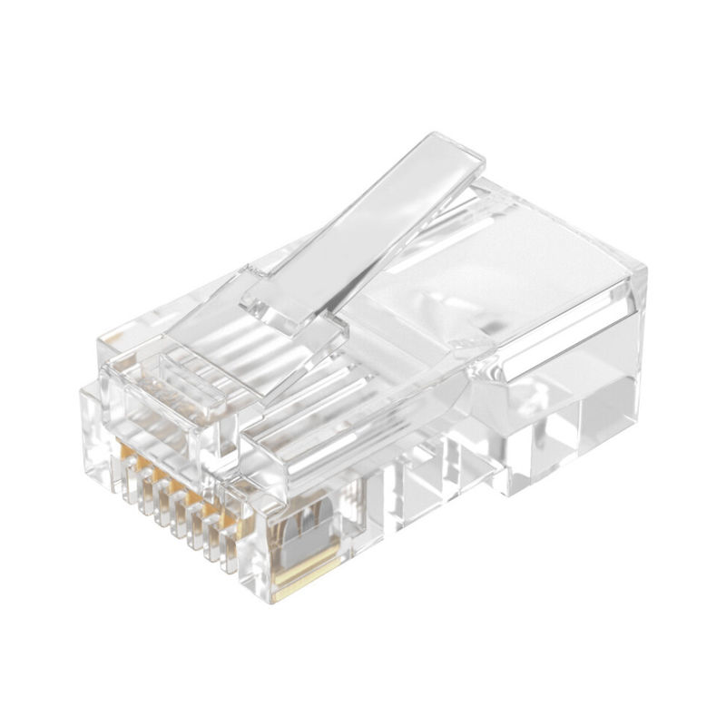 Ethernetcat5 Cat6 8P8C RJ45 Schakelaar Mannelijk UTP Unshielded Toolless Crystal Head Modular Plug