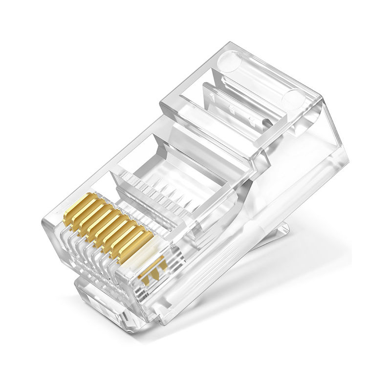 Ethernetcat5 Cat6 8P8C RJ45 Schakelaar Mannelijk UTP Unshielded Toolless Crystal Head Modular Plug