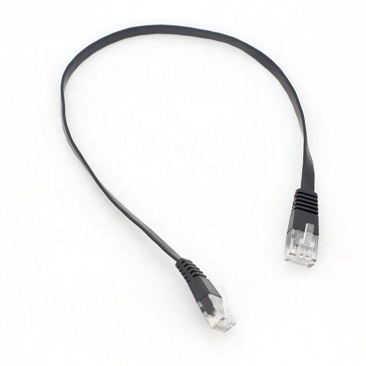 3M 5M 10m Network Lan Cable Industrial Cat 5 Vlak het Flardkoord van Cat6 Cat7 Cat8