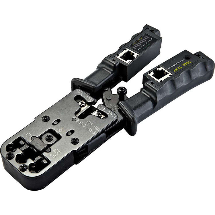 Multi Functioneel Draadafbijtmiddel Cable Network Tool voor 8P6P4P en met het Plooiende Hulpmiddel van het Kabelmeetapparaat