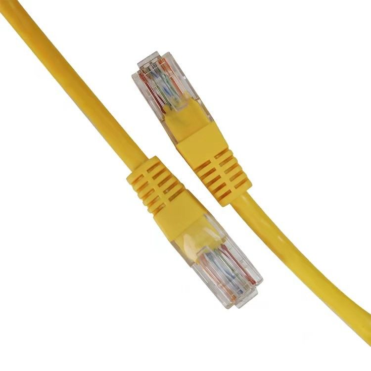 Van het de Kabel de Gele Flard van UTP Cat5 van het Koordethernet Kabel Cat5e voor Computer en Router