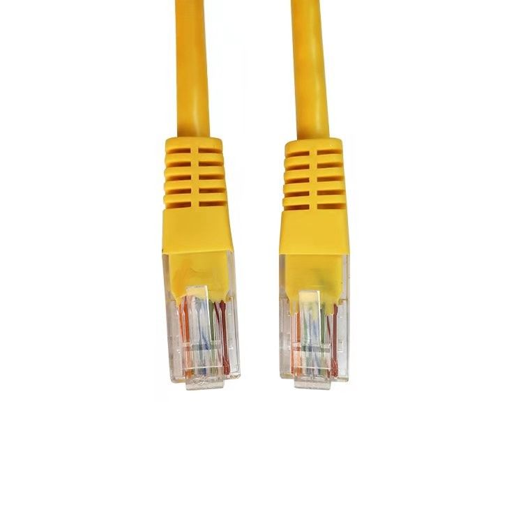 Van het de Kabel de Gele Flard van UTP Cat5 van het Koordethernet Kabel Cat5e voor Computer en Router