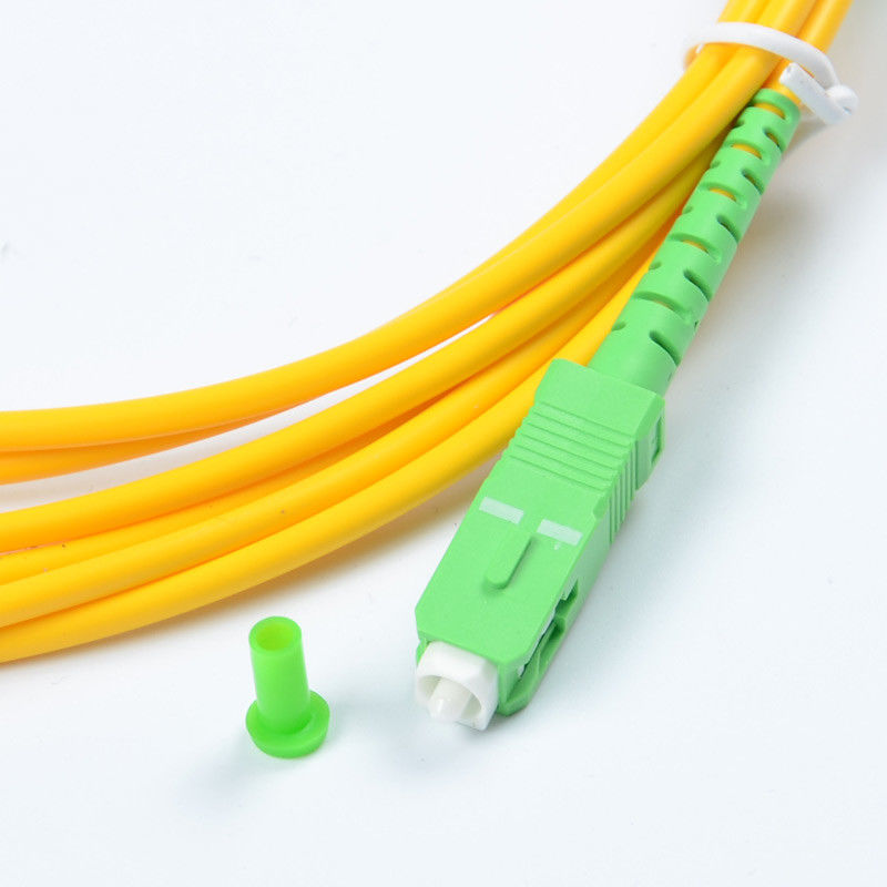 Sc/APC aan Koord van het de Vezel Optische Flard van Sc/APC Singlemode 3m Simplexlszh