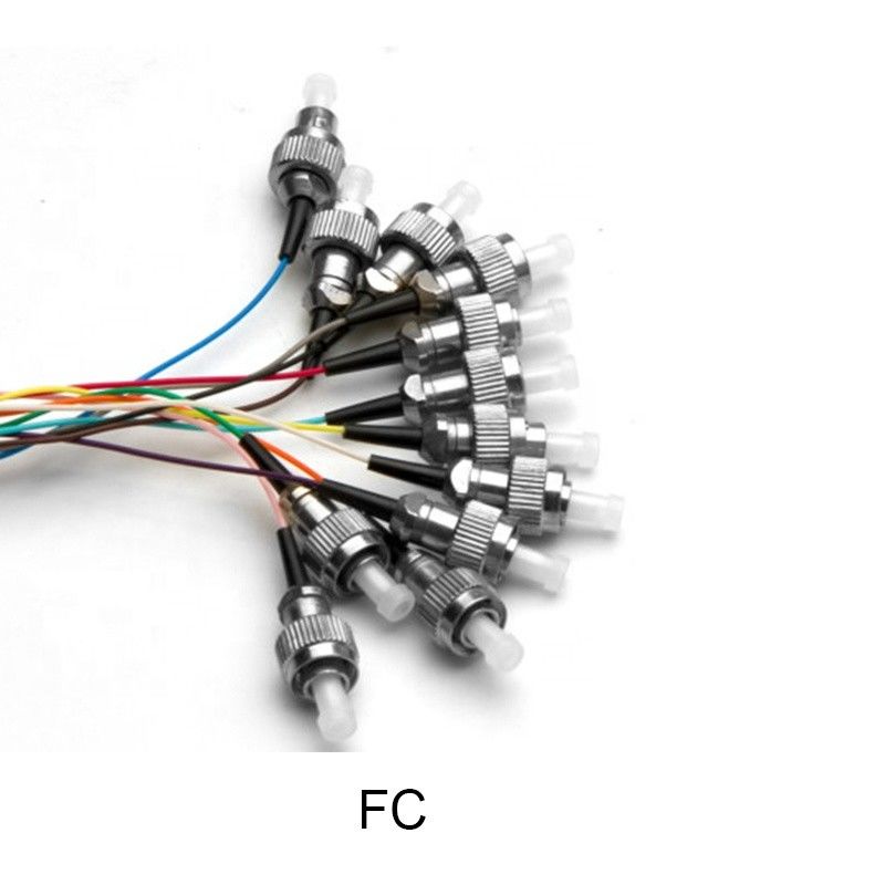 Van de het Flardkabel van Sc UPC FC LC SM G652D G657A van de het Koordvlecht Sc 12 het Flardkoord van de Kern Optisch Vezel
