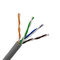 4P verdraaide HDPE Cat5e LAN Cable, FTP van Paarpvc van de Kabelutp van 24AWG Cat5e