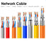 De Leider 23AWG SFTP Cat6 LAN Cable For Telecommunication van Cu CCA