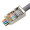 Cat6 de Assemblagestp FTP Beschermd Goud Geplateerd Contact Ethernet RJ45 van de Netwerkkabel