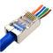 Cat6 de Assemblagestp FTP Beschermd Goud Geplateerd Contact Ethernet RJ45 van de Netwerkkabel